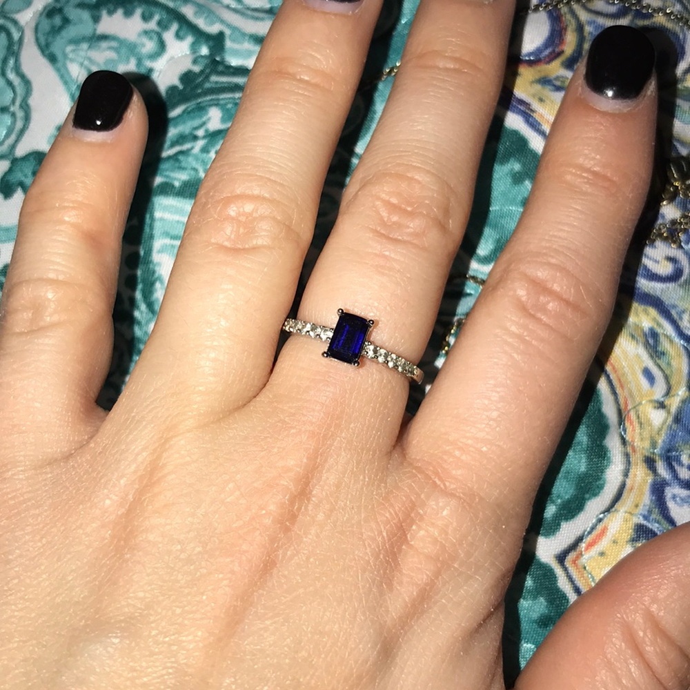 Vera Wang Sapphire Ring